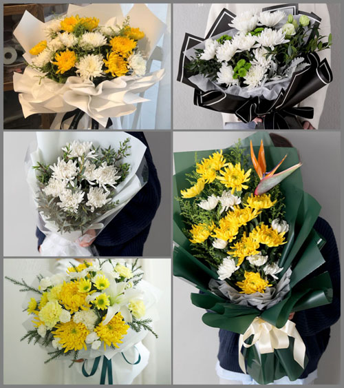 四川成都崇州市集贤乡白事花束代送